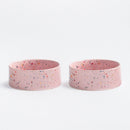 New Party Pet Bowl 16.5cm Set 2 Pink