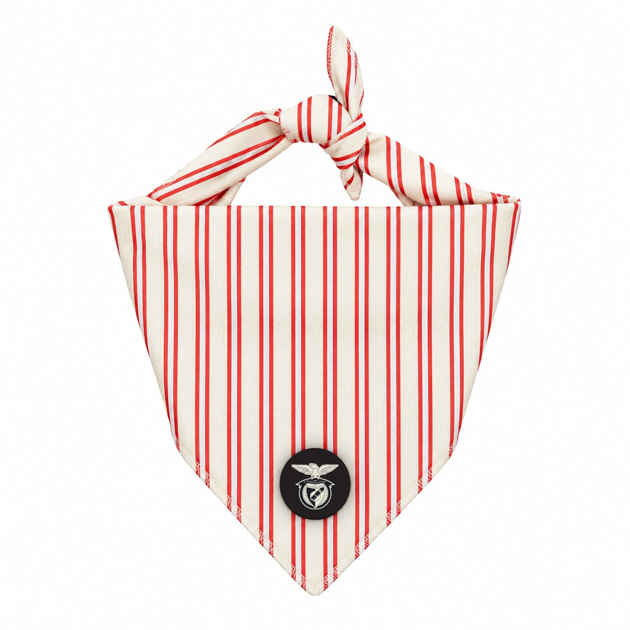 Bandana refrescante Coleção SLB Riscas para cão - Produto Oficial Benfica - Tata's Concept