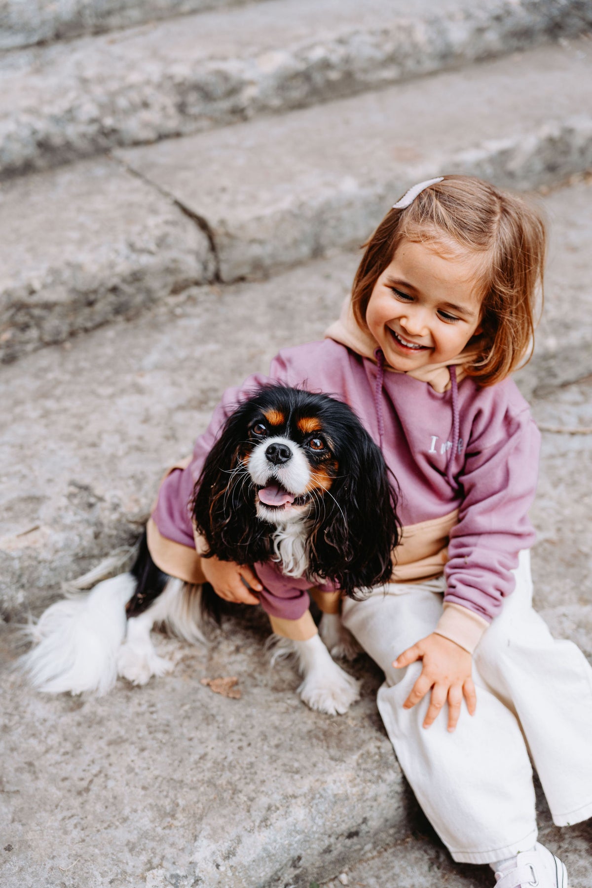 Pack Criança + Pet: Hoodie Criança e Pet Hoodie I WOOF YOU a condizer