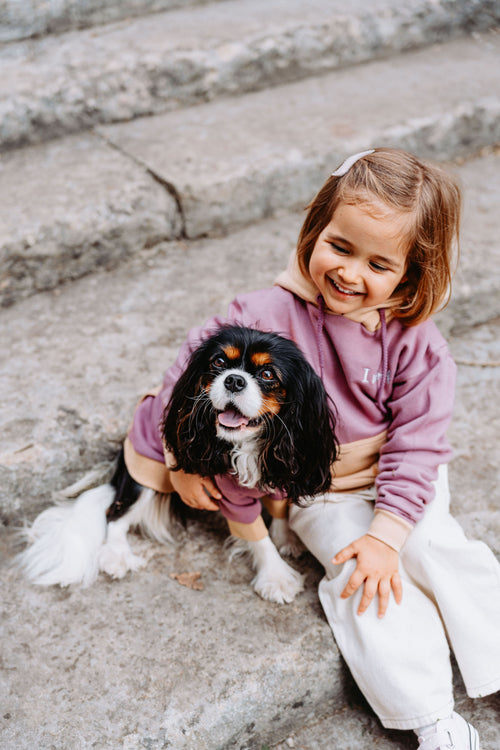 Pack Criança + Pet: Hoodie Criança e Pet Hoodie I WOOF YOU a condizer