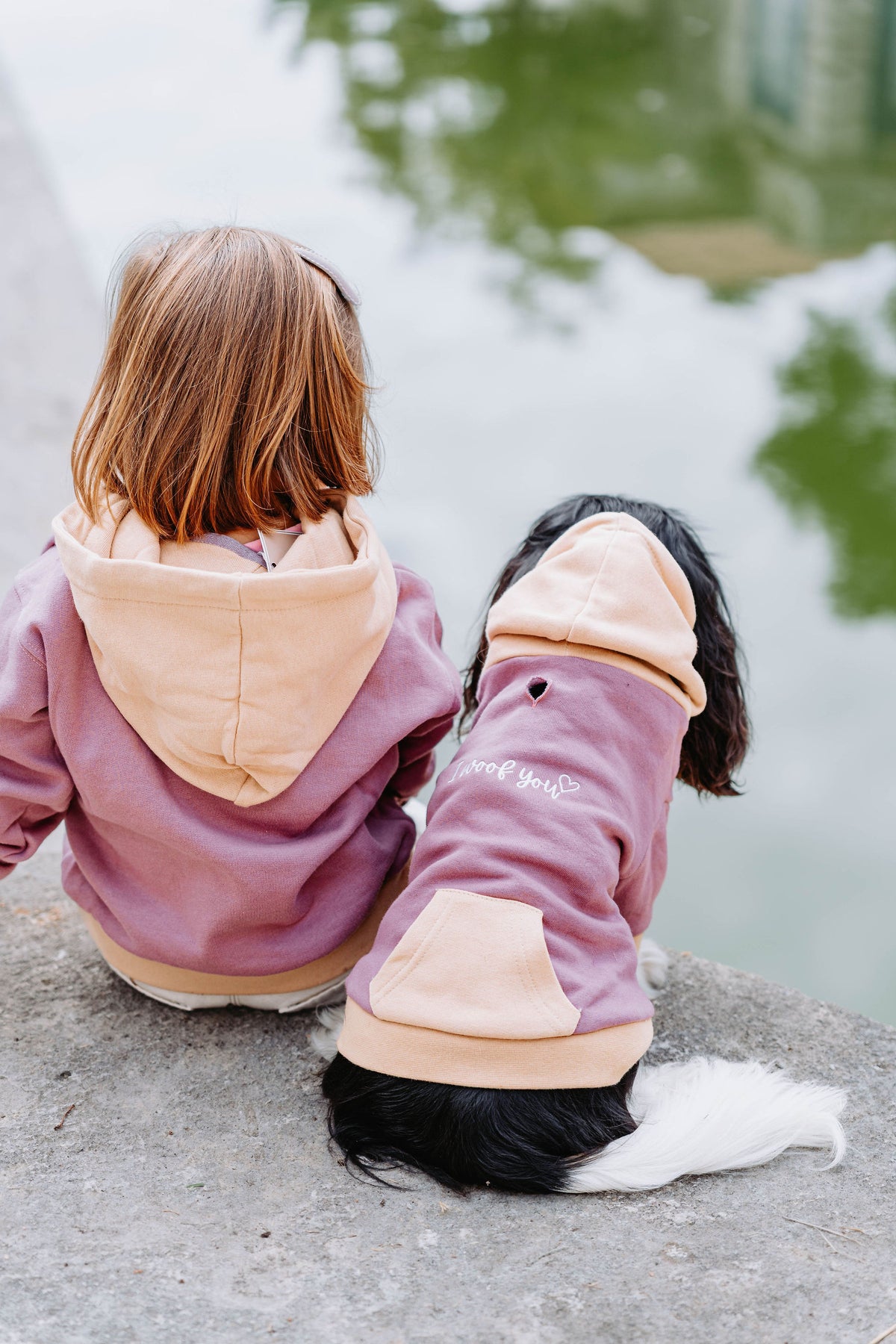 Pack Criança + Pet: Hoodie Criança e Pet Hoodie I WOOF YOU a condizer – foto 2