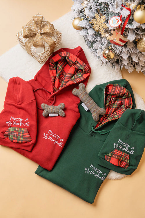 Hoodie MERRY WOOFMAS - Tata's Concept ®️