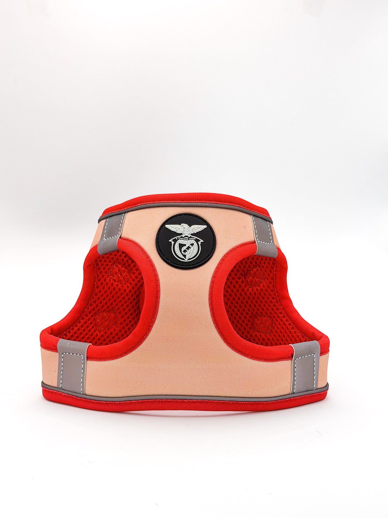 Peitoral Body Coleção SLB Bege para cão - Produto Oficial Benfica - Tata's Concept
