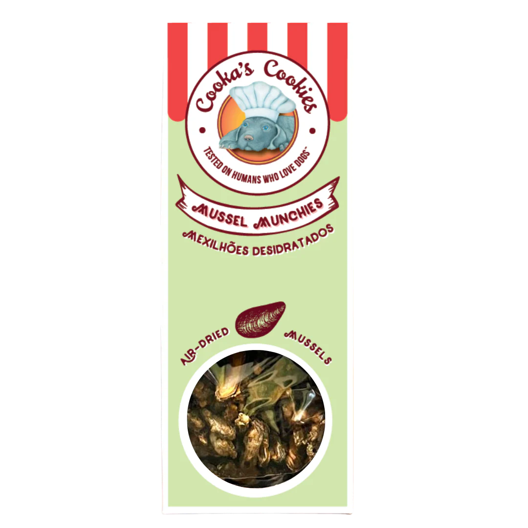 Mussel Munchies Dog Snack by Cooka's Cookies