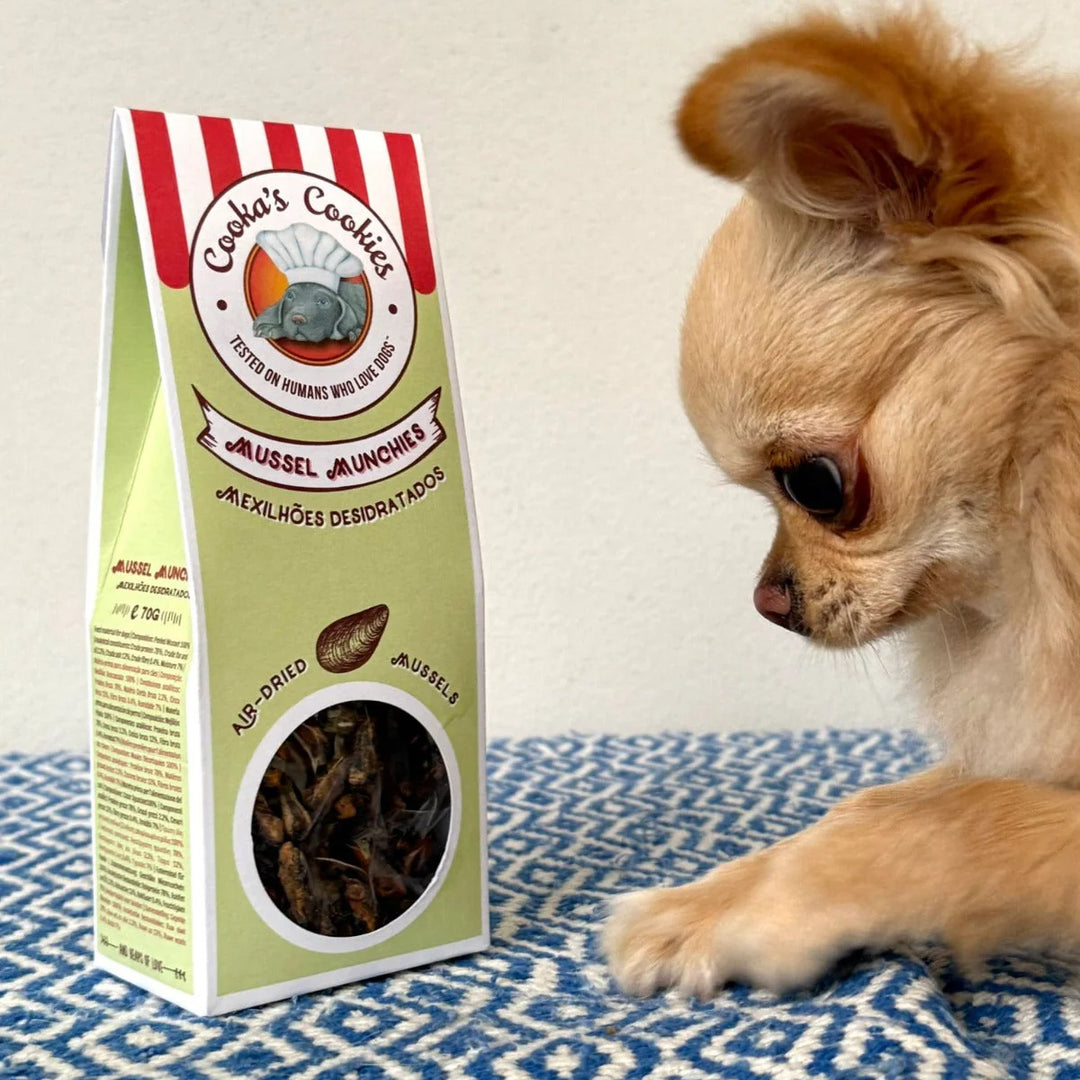 Mussel Munchies Dog Snack by Cooka's Cookies