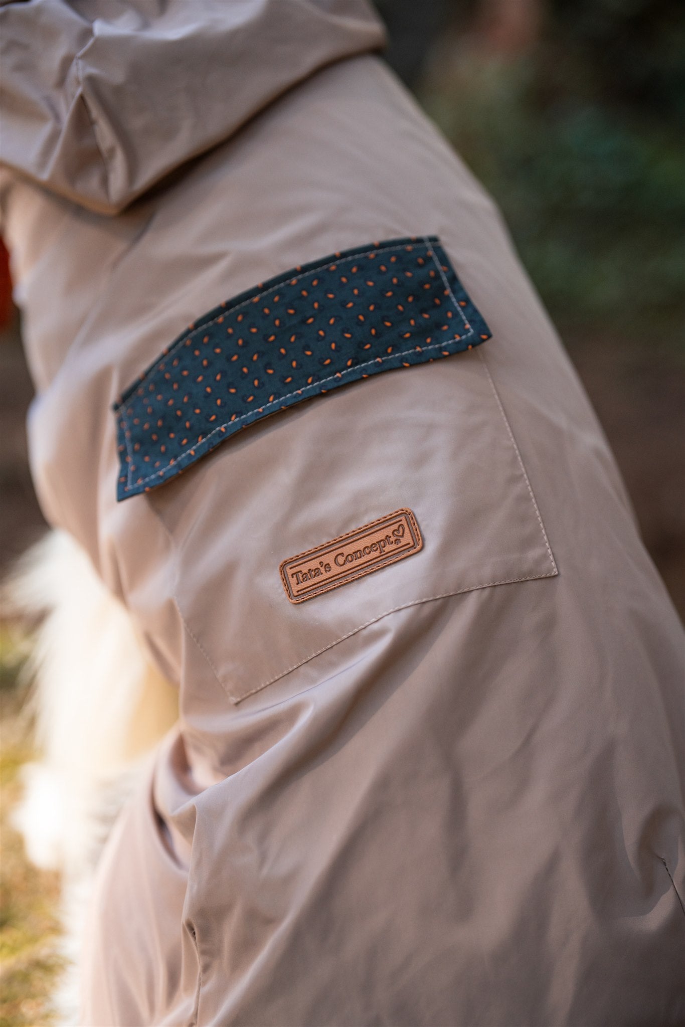 Gabardina con capucha