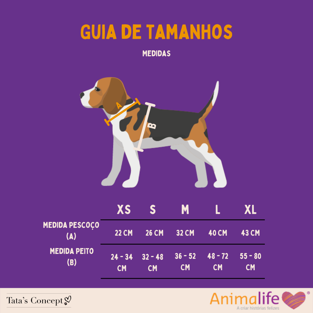 Peitoral Solidário Animalife - Tata's Concept ®️