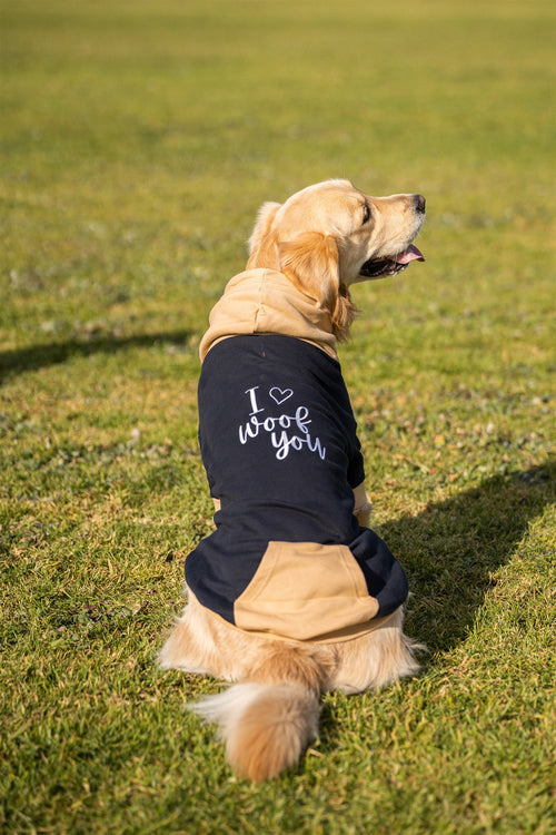 Pet Hoodie I WOOF YOU - Tata's Concept ®️
