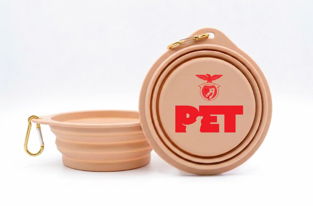 Taça de Viagem SLB para cão - Produto Oficial Benfica - Tata's Concept