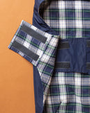 Gabardine Azul com capuz