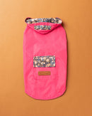 Gabardine Rosa com capuz