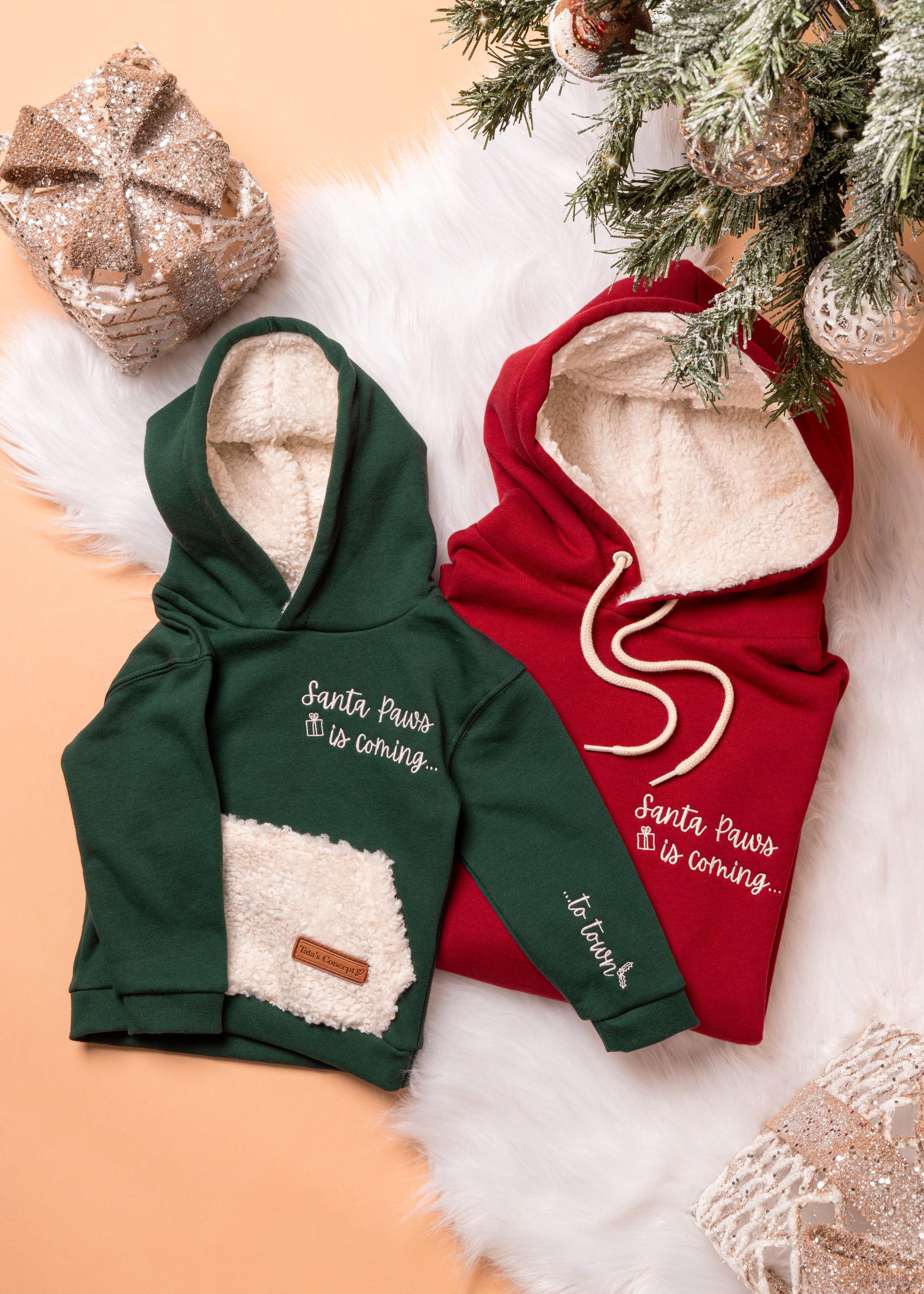 Sudadera con capucha FELIZ WOOFMAS
