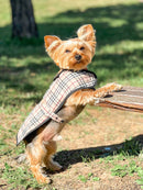 Capas Belém S Xadrez Creme para cão — Tata's Concept