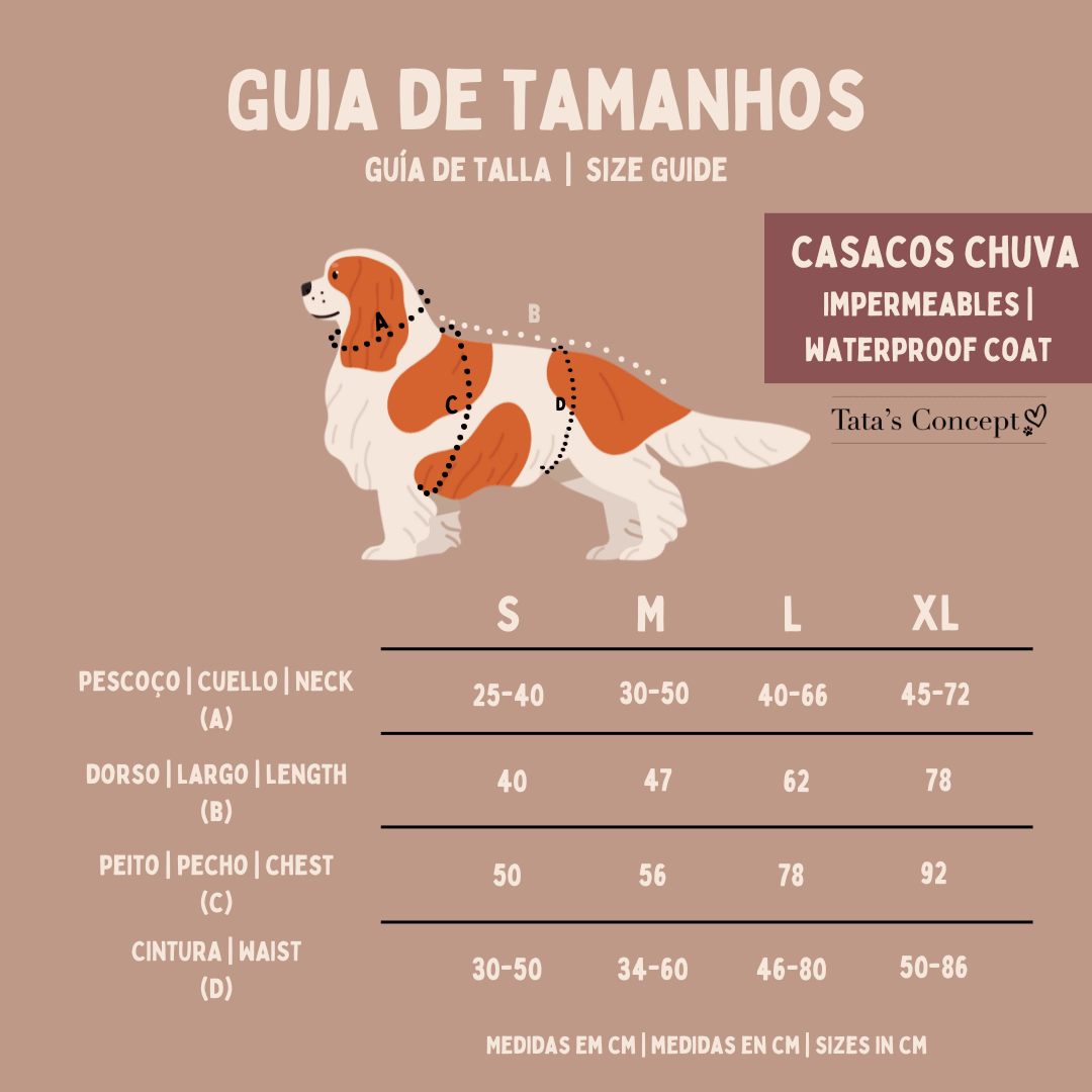 Casaco de Chuva Azul Marinho - Tata's Concept ®️