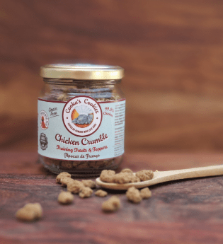 Chicken Crumble Dog & Cat Snack by Cooka's Cookies