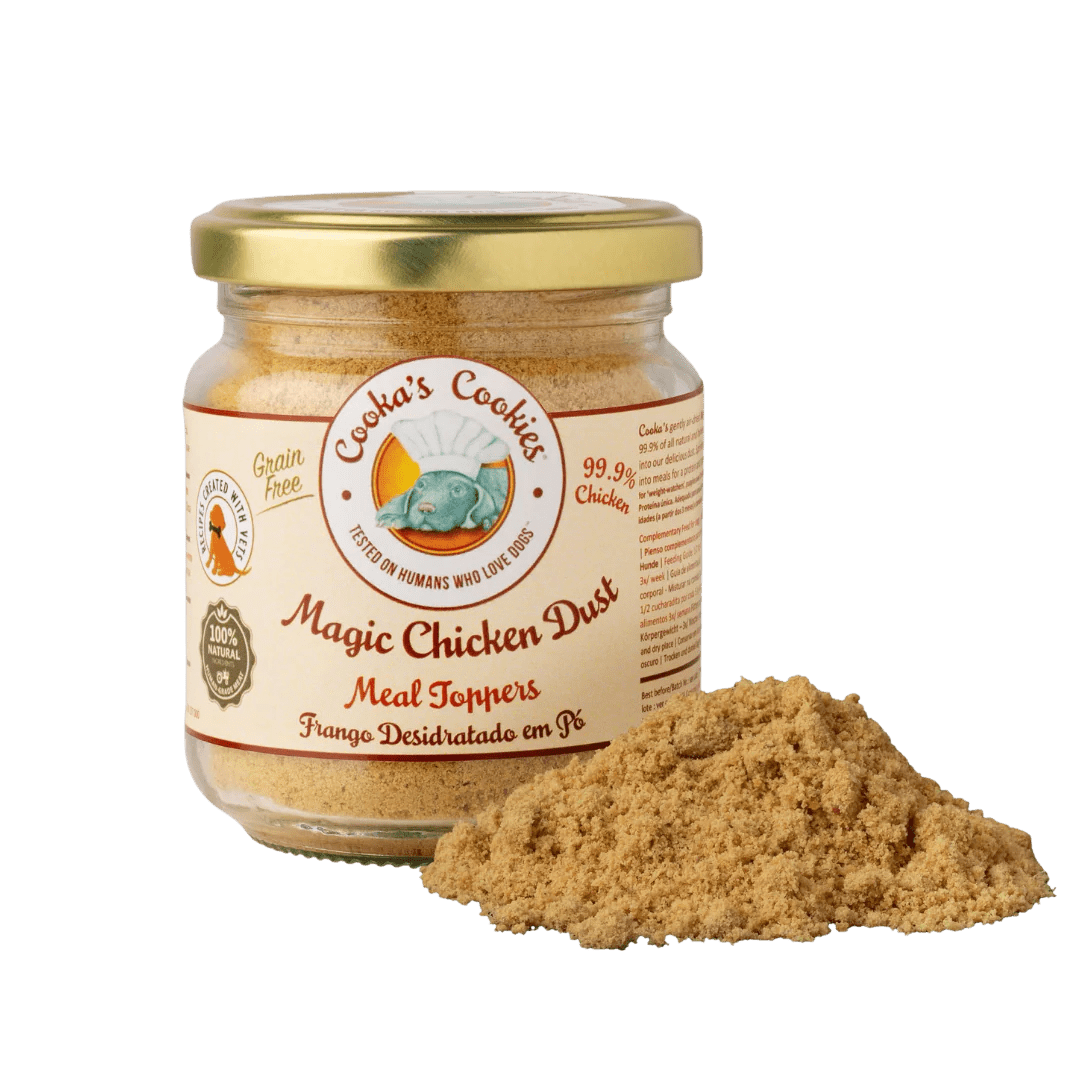 Chicken Dust Dog Food Topper by Cooka's Cookies
