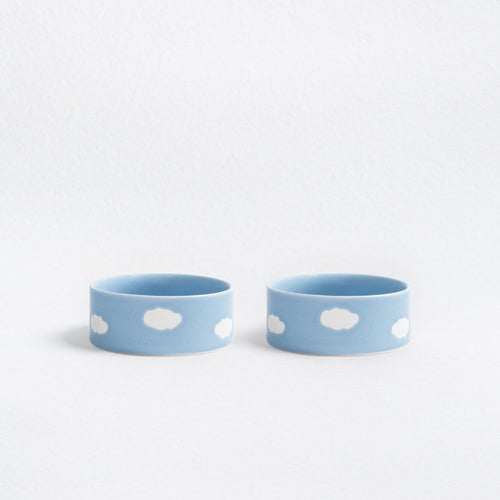 Conjunto de 2 Tigelas para Animais - Cloud (14cm) - Tata's Concept ®️