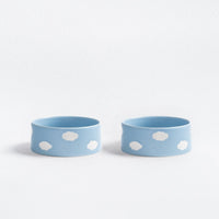 Set of 2 Pet Bowls - Cloud (16.5cm)
