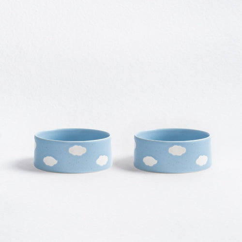 Conjunto de 2 Tigelas para Animais - Cloud (16,5cm) - Tata's Concept ®️