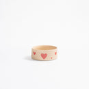 Conjunto de 2 Tigelas para Animais - Cozy Hearts (14cm) - Tata's Concept ®️