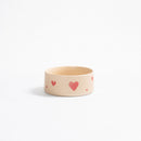 Conjunto de 2 Tigelas para Animais - Cozy Hearts (16,5cm) - Tata's Concept ®️