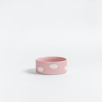 Set of 2 Pet Bowls - Pink Cloud (14cm)