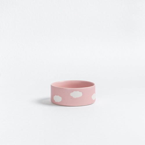 Conjunto de 2 Tigelas para Animais - Pink Cloud (14cm) - Tata's Concept ®️