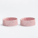 Conjunto de 2 Tigelas para Animais - Rosa (16,5cm) - Tata's Concept ®️