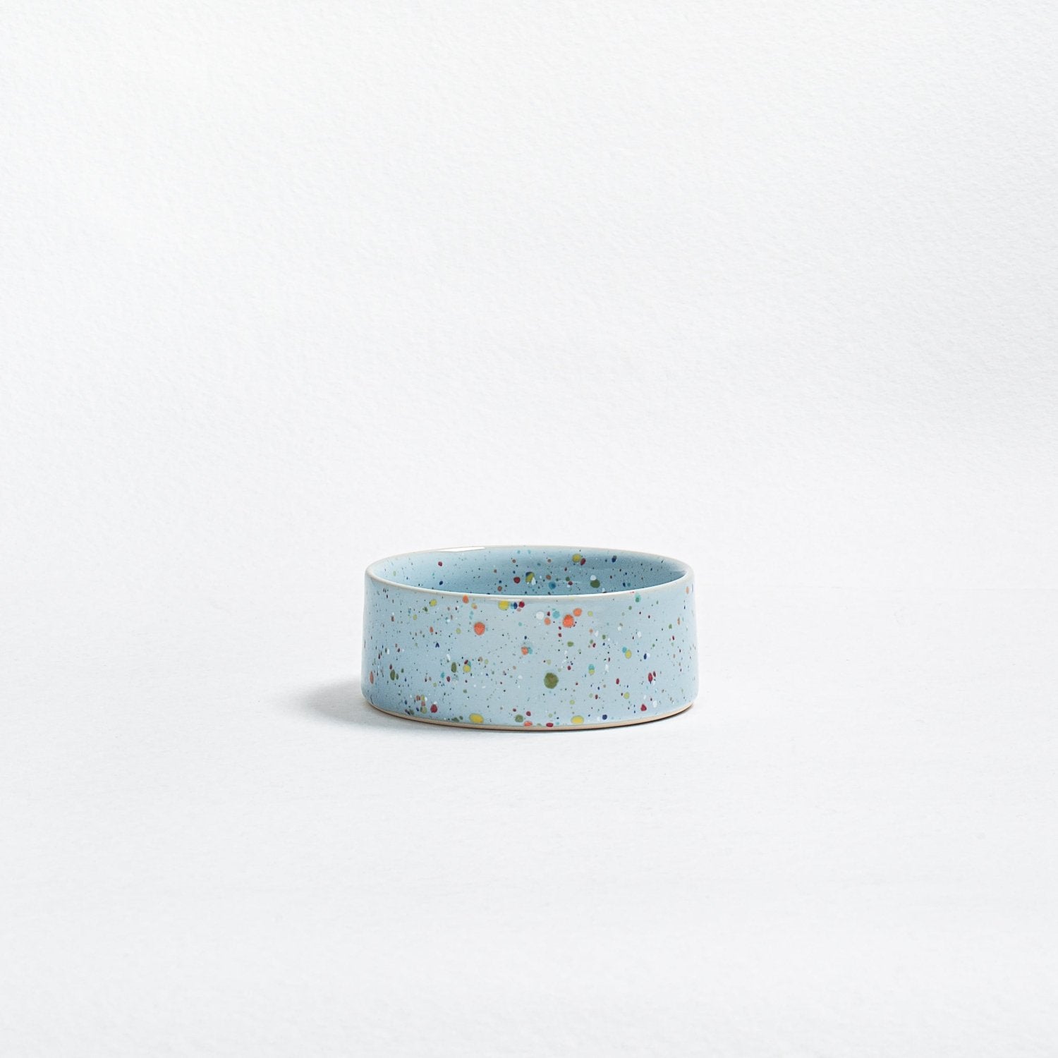 Set of 2 Pet Bowls - Soft Blue (14cm)