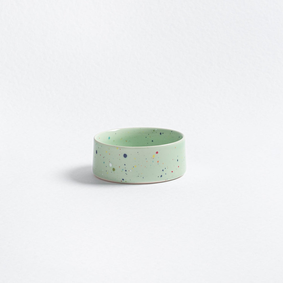 Set of 2 Pet Bowls - Green (14cm)