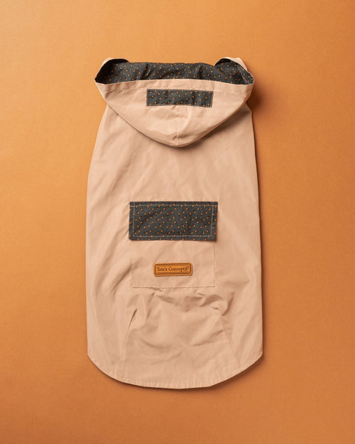 Gabardine Bege com capuz - Tata's Concept ®️