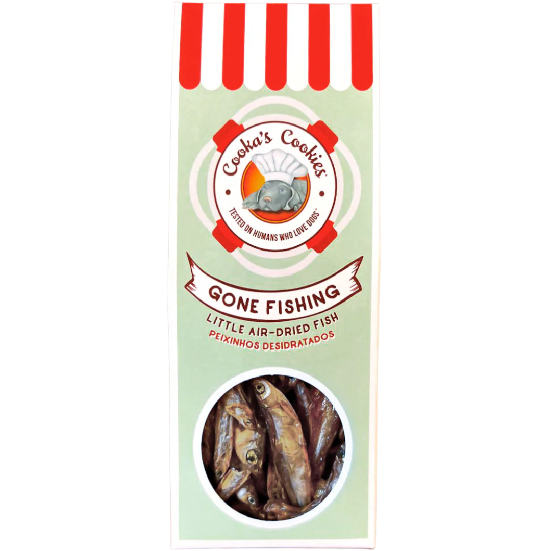 Gone Fishing Dehydrated Sprat Snack by Cooka's Cookies