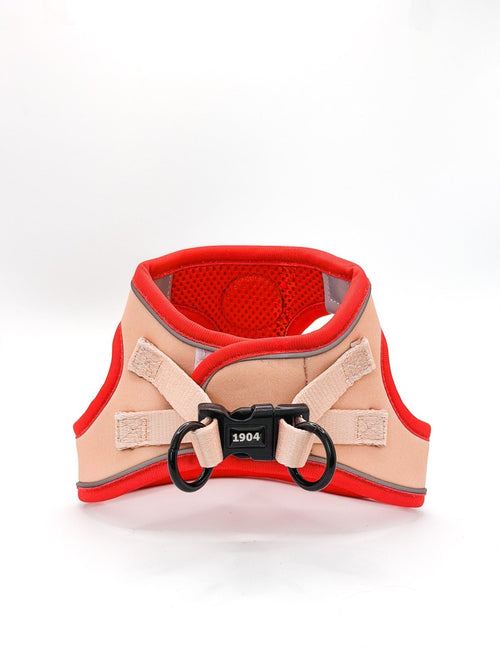 Peitoral Body Coleção SLB Bege para Cão | Produto Oficial Benfica | Tata's Concept
