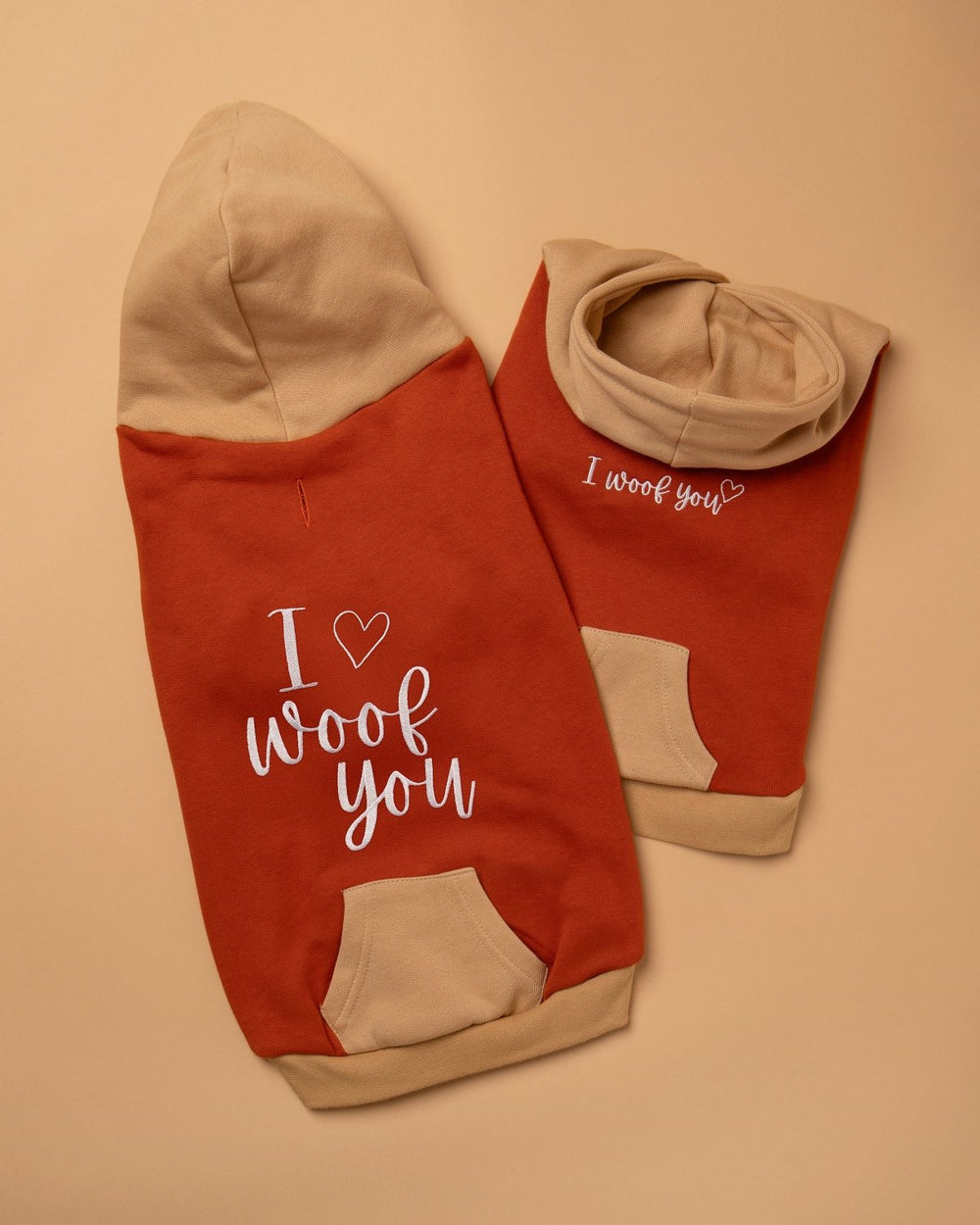 Pet Hoodie I WOOF YOU para Perros