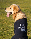 Pet Hoodie I WOOF YOU costas — Tata's Concept