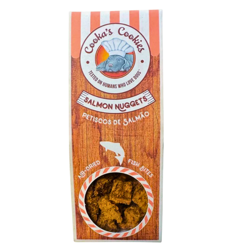 Salmon Nuggets Dog Snack by Cooka's Cookies