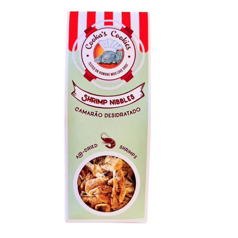 Shrimp Nibbles Dog & Cat Snack by Cooka's Cookies