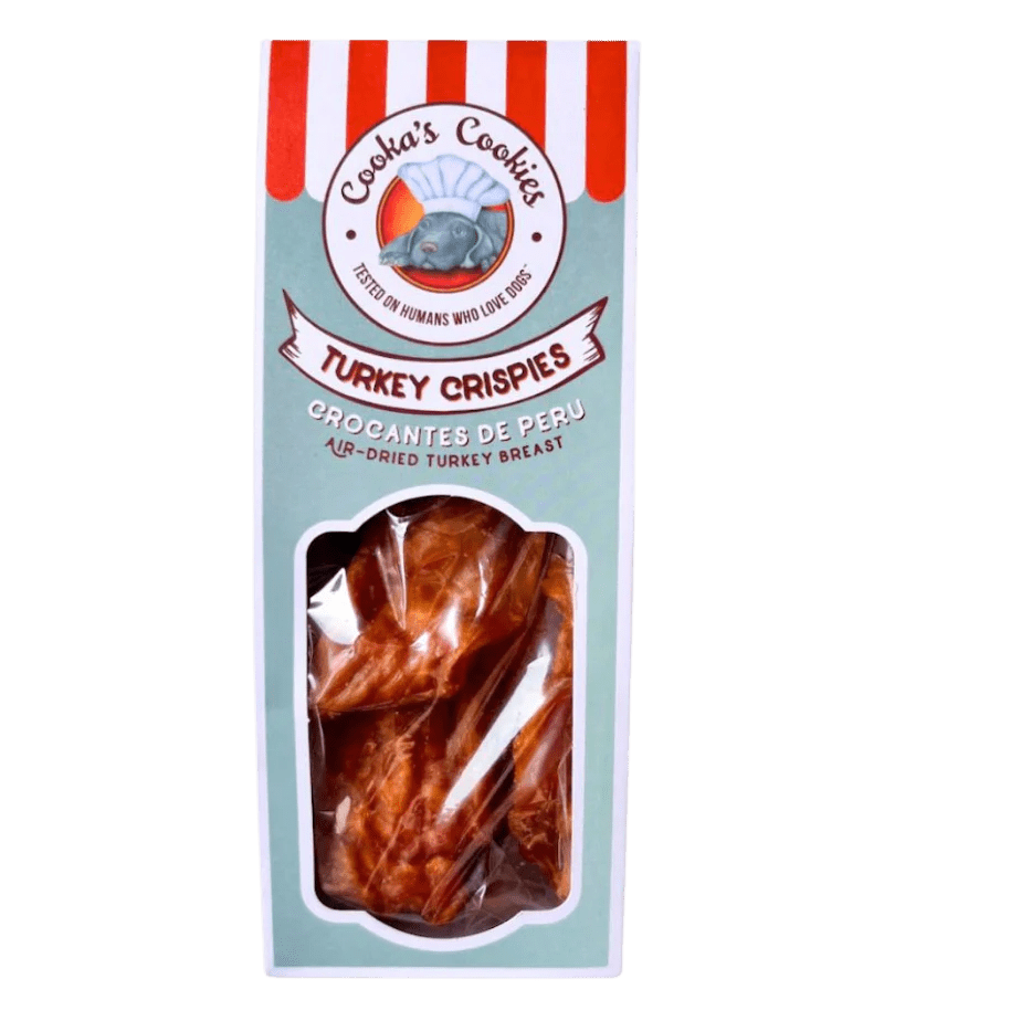 Turkey Crispies Dog Snack by Cooka's Cookies